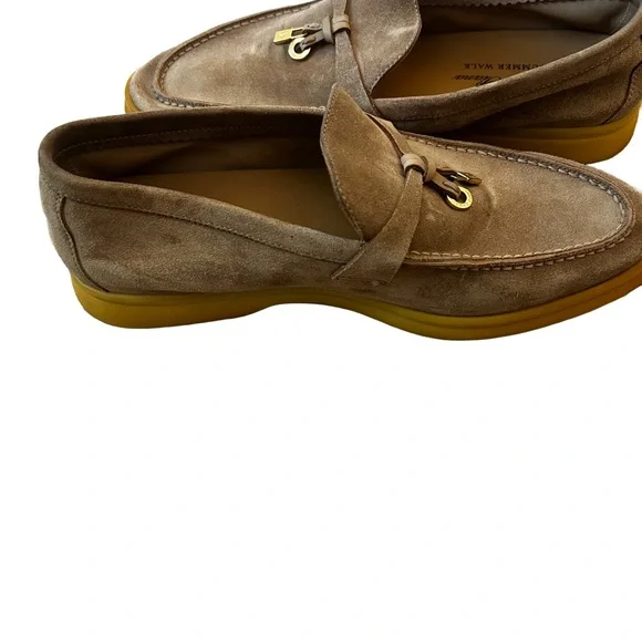 Loro Piana Beige Summer Charm Walk Loafers